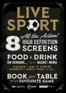 Live Sports At The Black Bull