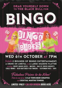 Drag Bingo Bingo Babes in Edinburgh Book Here